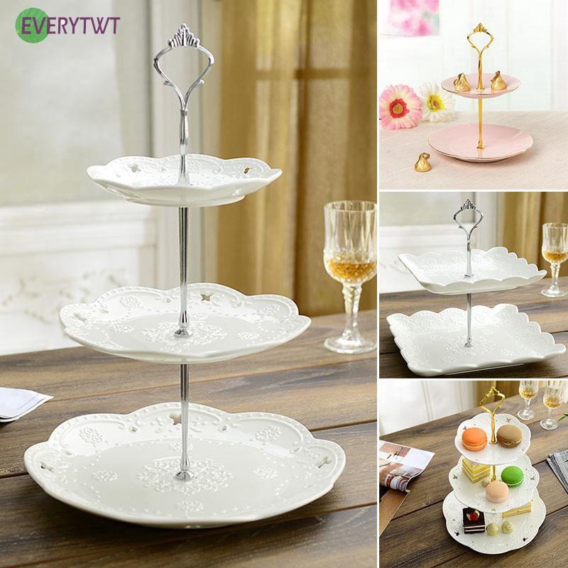 Khay đựng bánh kẹo 2 tầng đa năng