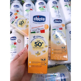 Kem chống nắng SPF 50 cho bé từ sơ sinh Chicco