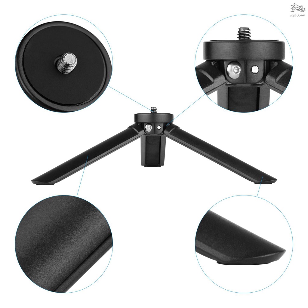Giá Đỡ Ba Chân Mini Bằng Kim Loại 1 / 4 inch Cho Feiyu G5 / G6 / G6 Max / Vimble 2S / VLOG Pocket Zhiyun CRANE-2 / 4 | BigBuy360 - bigbuy360.vn