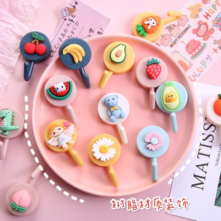 Móc Treo Tường Nhựa In Hình Trái Cây Hoa Quả Hoạt Hình decor siêu dễ thương