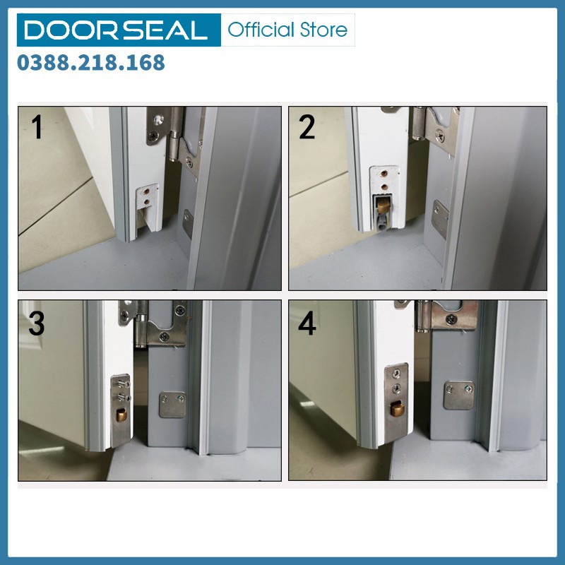 Thanh Chặn Đáy Cửa Tự Động Lắp ÂM - Doorseal™ (Vietnam)