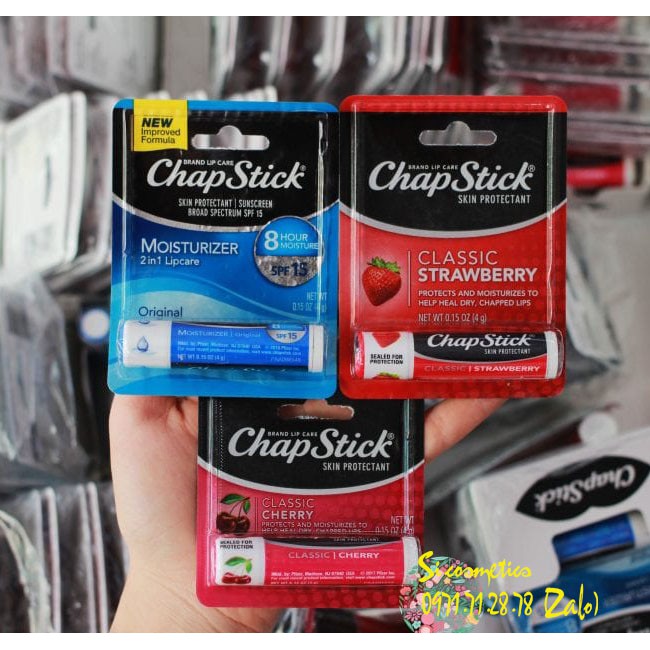 SON DƯỠNG MÔI CHAPSTICK MỸ