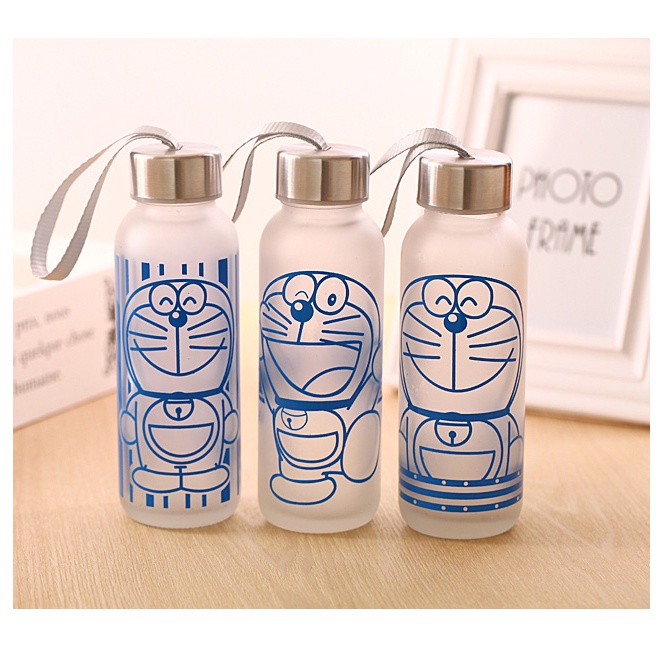 🌻BÌNH THỦY TINH 300ML DORAEMON 🎀 DORAEMON HOUSE