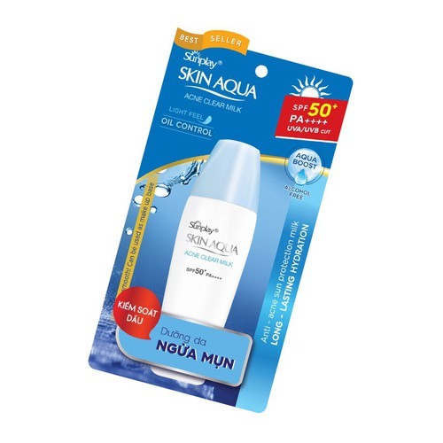 Sữa Chống Nắng Sunplay Skin Aqua Acne Clear Milk 25 gram