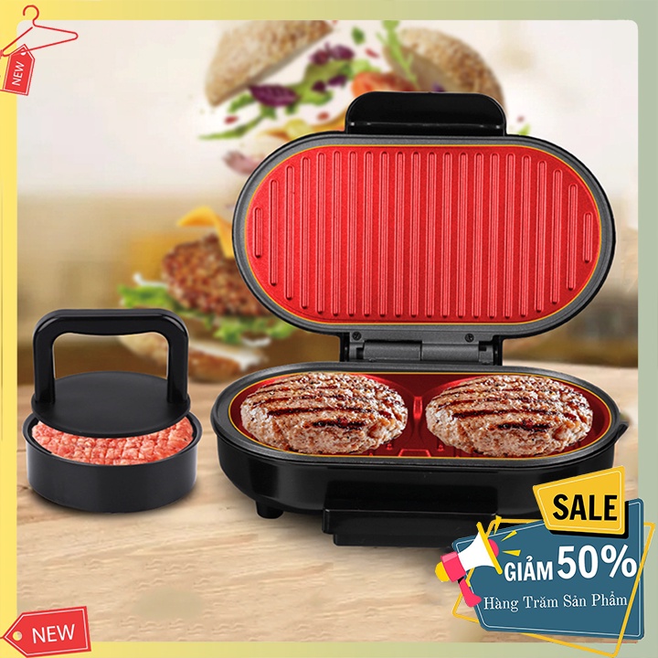 Máy Làm Bánh Hamburger, Rán Trứng, Làm Bánh Kẹp Nướng Điểm Tâm Sáng