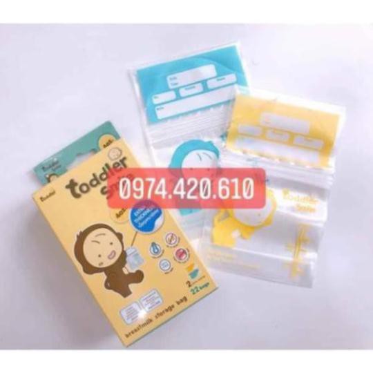 [ Chính Hãng] Túi trữ sữa Toddler Mini Thái Lan hộp 22 chiếc.