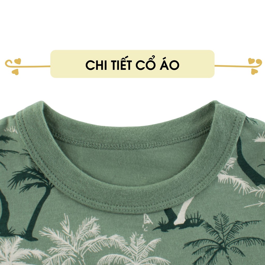 Áo thun bé trai ngắn tay 27Kids áo cộc nam 100% Cotton cho trẻ từ 2-10 tuổi BSTS4