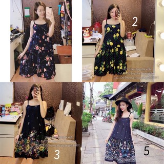 Váy lanh nhung ( sẵn sll)