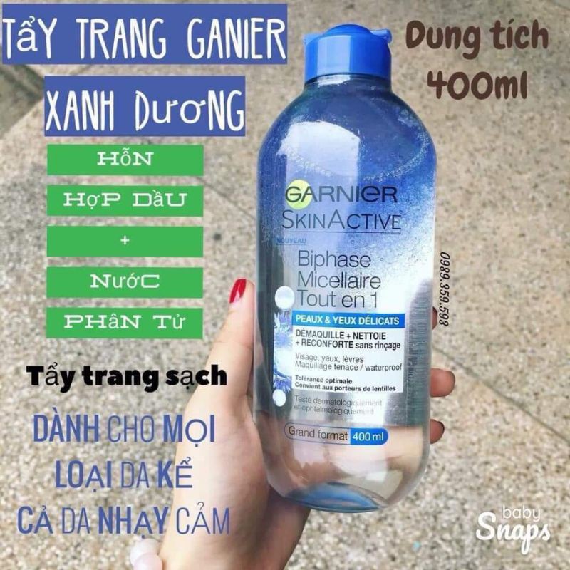 Nước Tẩy Trang Cao Cấp💖FREESHIP💖Nước Tẩy Trang Ganier Làm Sạch Da Thoáng Mát | BigBuy360 - bigbuy360.vn