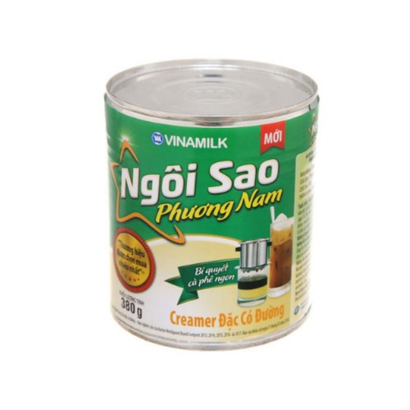 NOW SHIP- Sữa đặc có đường ngôi sao phương nam lon 380g