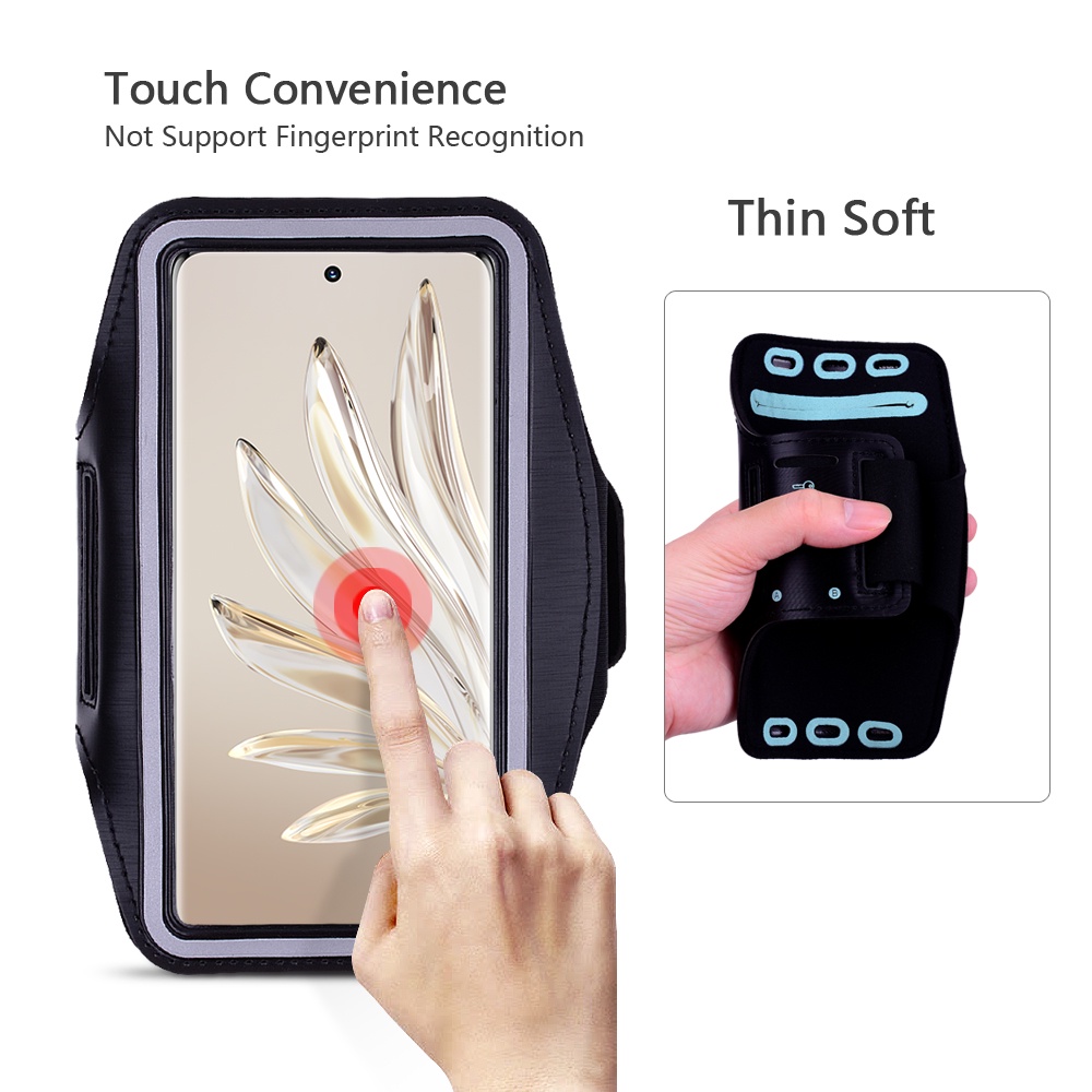 Ốp Điện Thoại Gắn Cánh Tay Khi Tập Thể Thao Cho HuaWei Honor 80 SE 70 Pro Plus