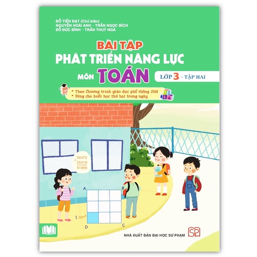 Sách - Bài tập phát triển năng lực môn Toán Lớp 3 - Tập 2 - theo Chương trình GDPT 2018 ( Cánh diều )