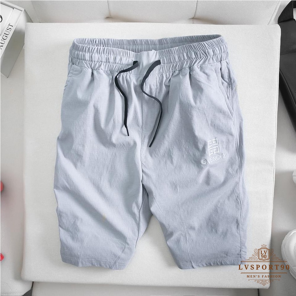 Quần ngố nam 💎SALE💎 quần short sooc Givenchi chất liệu phải cotton sần cao cấp mặc nhà chạy bộ phong cách Hàn Quốc | BigBuy360 - bigbuy360.vn