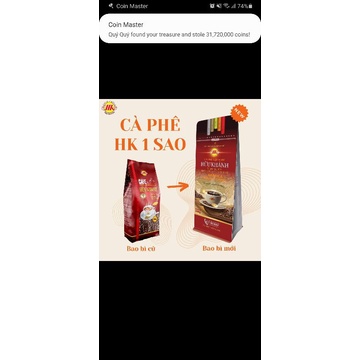 Cà Phê Hữu Khánh 500g Loại Đỏ Thường mẩu mới nhất | BigBuy360 - bigbuy360.vn