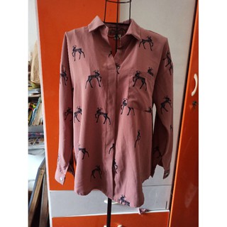 Sơ mi oversize áo giấu quần