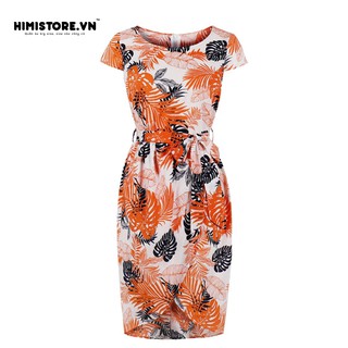 [CÓ SẴN] ĐẦM BIG SIZE SUÔNG HOA LÁ NHIỆT ĐỚI HM100 THƯƠNG HIỆU HIMISTORE