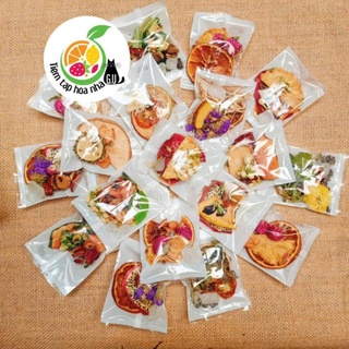 💥 TRÀ DETOX HOA QUẢ SẤY KHÔ MIX HOA THẢO MỘC + ĐƯỜNG PHÈN SẴN