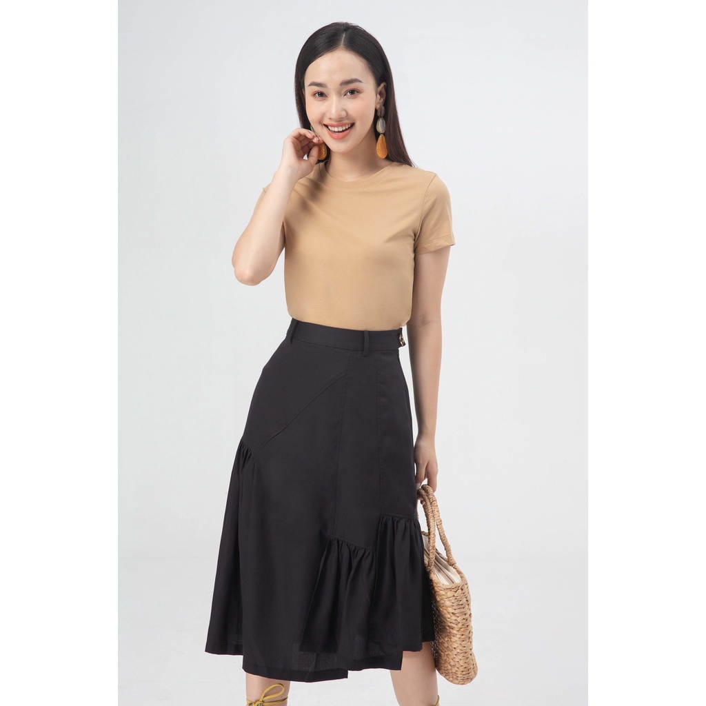 Áo thun cổ tròn nữ IVY moda MS 57P0092