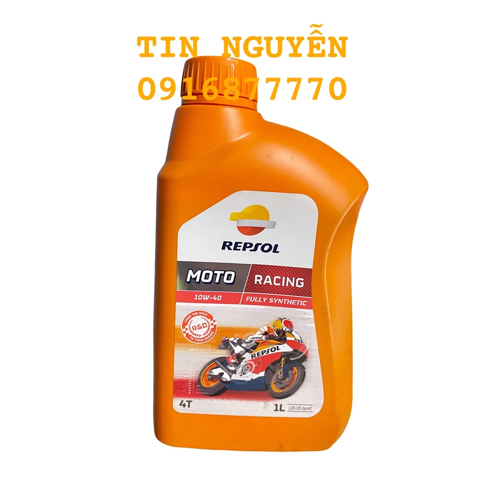 Nhớt Repsol Racing 10W40 tổng hợp toàn phần 1 Lit