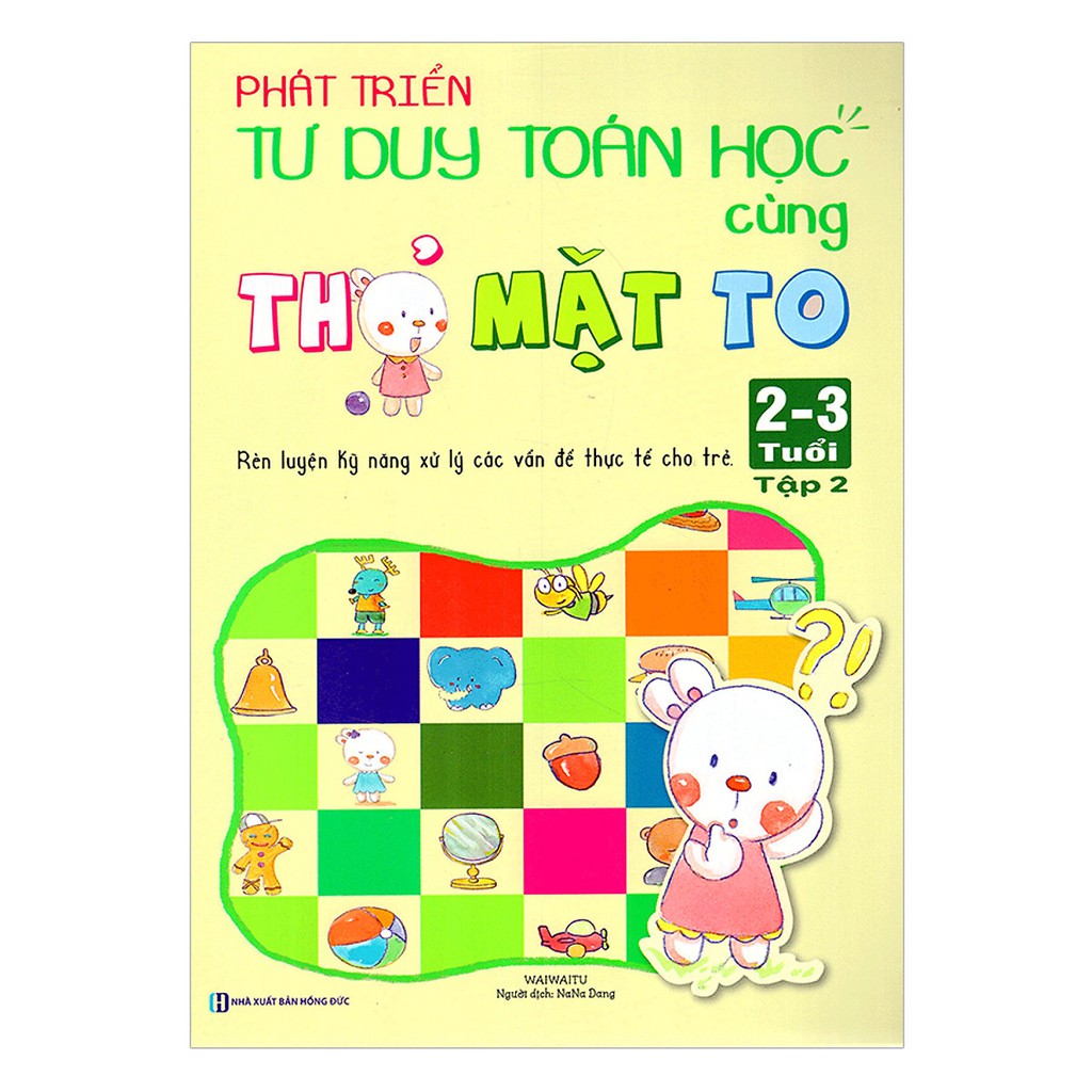 Sách - Combo Phát Tiển Tư Duy Toán Học Cùng Thỏ Mặt To 2 - 3 Tuổi ( Bộ 4 cuốn) tặng kèm bút chì | BigBuy360 - bigbuy360.vn