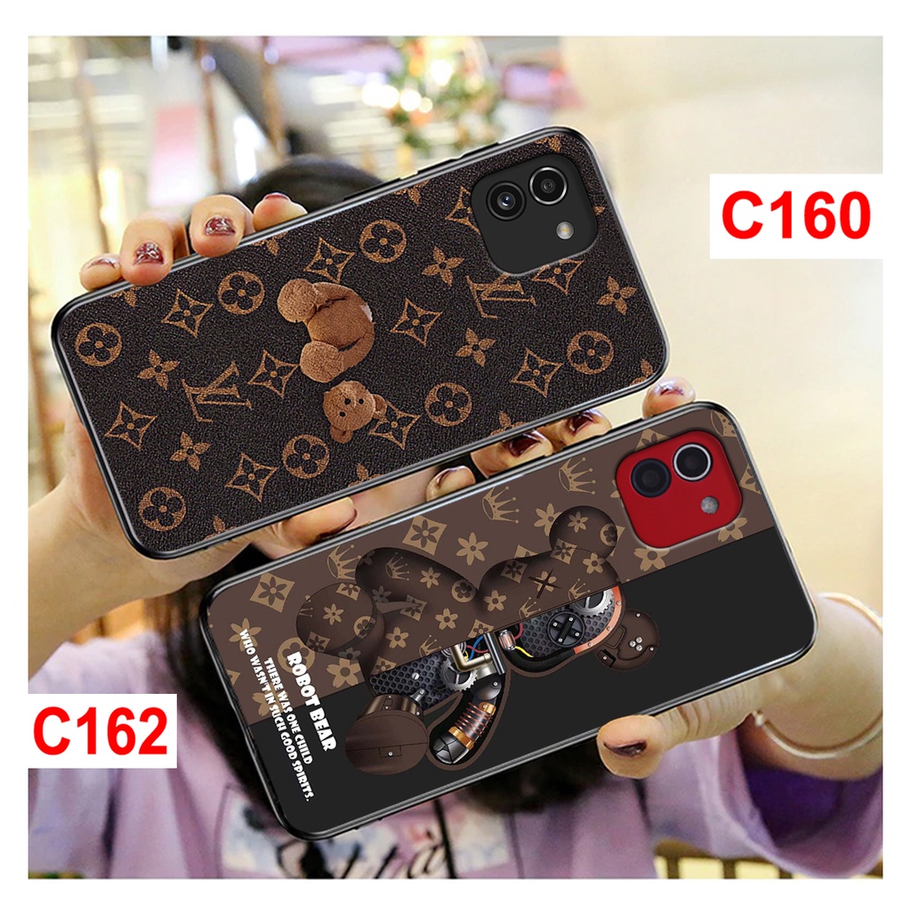 Ốp lưng Samsung A03 in hình gấu bearbrick thời trang. ốp samsung A03 rẻ bền đẹp.