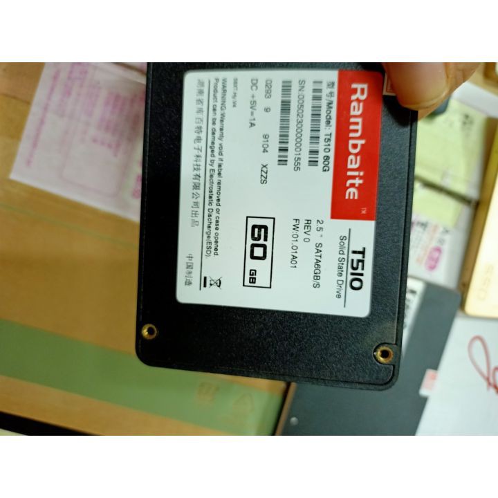 Ổ cứng ssd cũ dung lượng: 60GB, 64GB, 120GB, 128GB,240GB, Hàng chính hãng tháo máy, test good.