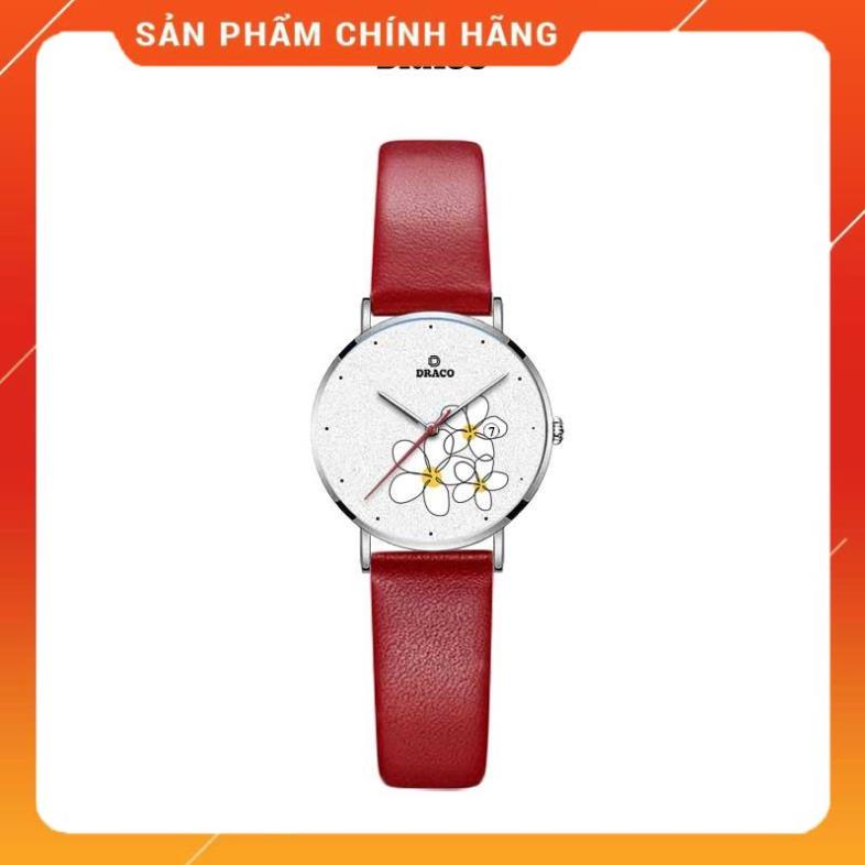 Đồng Hồ Nữ - Thương Hiệu Việt Draco D22-STN01 Sang Trọng "Flower Garden”" - phụ kiện thời trang nữ nhẹ nhàng tinh tế