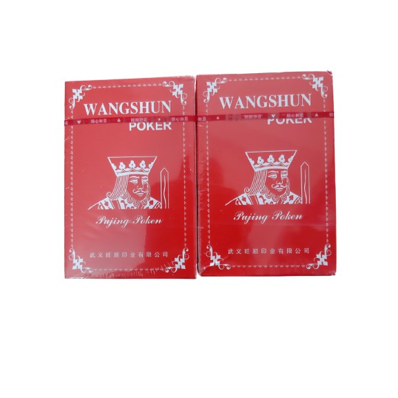 Lố 10 bộ bài tây 52 lá mẫu màu đỏ. gọn, dễ thương.