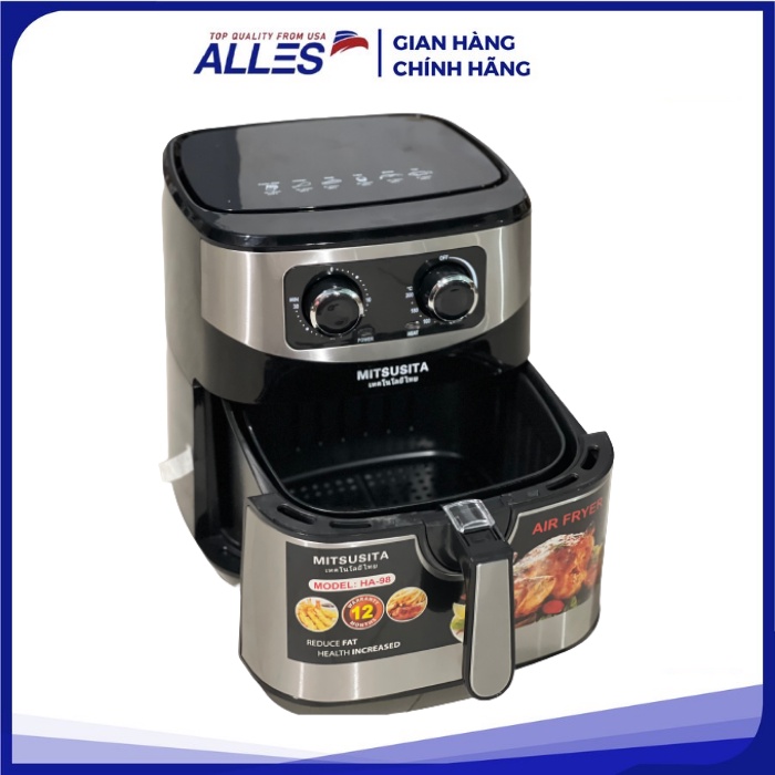 Nồi chiên không dầu MITSUSITA Model HA-98 Bảo hành 12 tháng