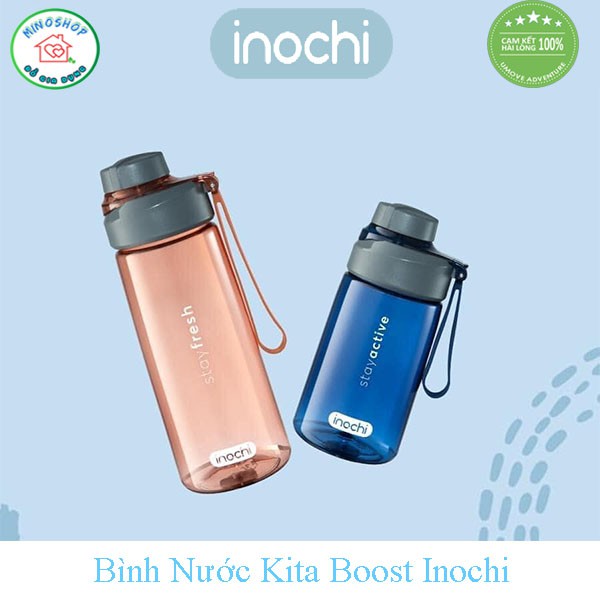 Bình Nước Chịu Nhiệt Kita Boost 460ml 670ml Tiện Dụng Khi  Đi Tập Gym, Thể Dục, Thể Thao. Bình Nước Nhật Cao Cấp.