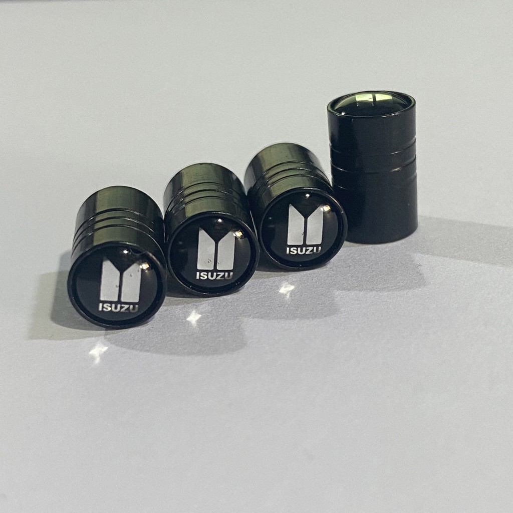 Set 4 nắp van lốp xe ô tô Isuzu D-Max Mu-X Mux