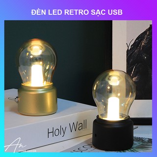 Đèn ngủ Led sạc USB Retro Vintage sáng tạo