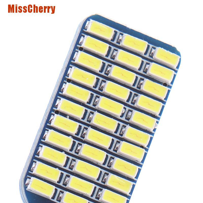 Bóng đèn Led T10 3014 W5W 33 Smd ánh sáng trắng cho xe hơi