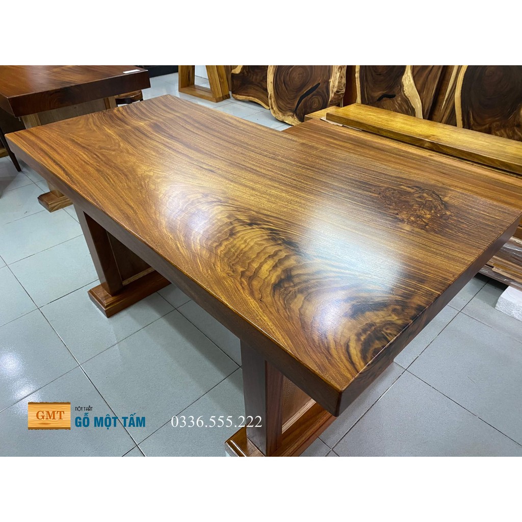 Mặt bàn gỗ nguyên tấm dày 7cm