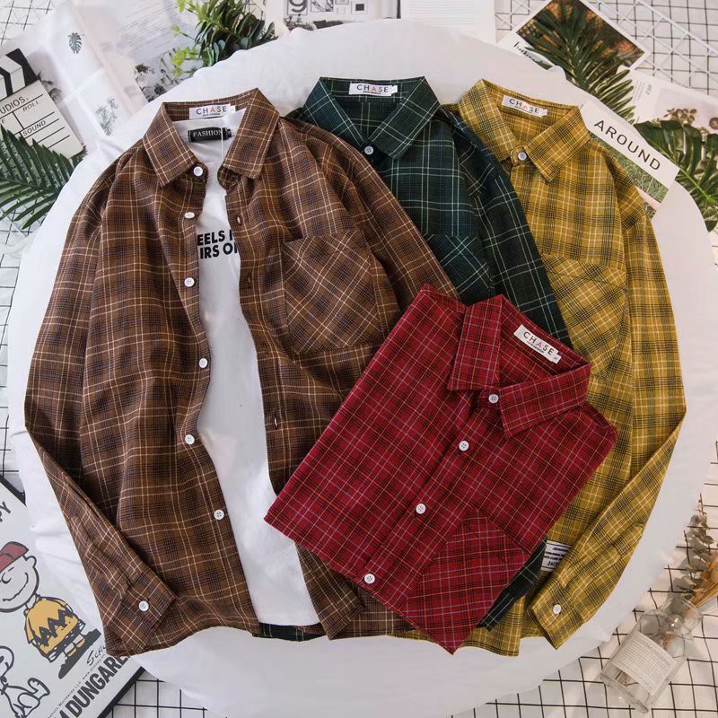 Áo sơ mi tay dài kẻ sọc thời trang thu đông cho bé trai | BigBuy360 - bigbuy360.vn