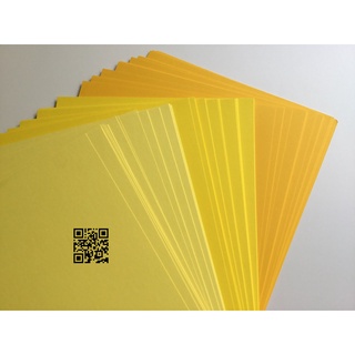Giấy Màu, Bìa Màu, Giấy Làm Thiệp, Scrapbook (A4) (Xấp 10 Tờ) [VÀNG]