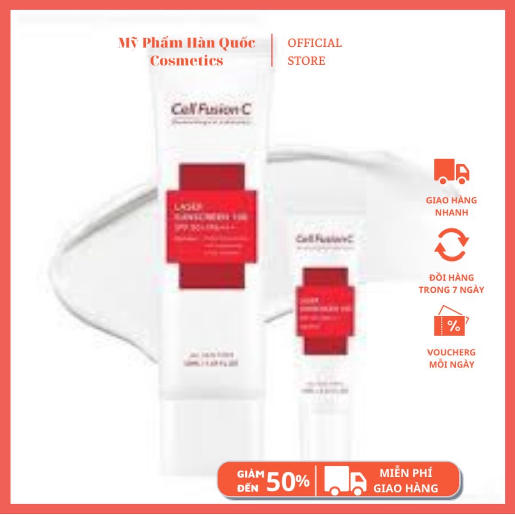 KEM CHỐNG NẮNG/ CELL FUSION /Kem Chống Nắng Cell Fusion C Toning Suncream SPF50+ PA+++