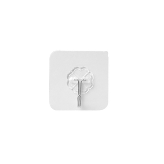 Transparent plastic wall hook in stock 1 pack
