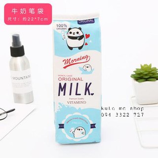 Bóp viết hình bịch sữa