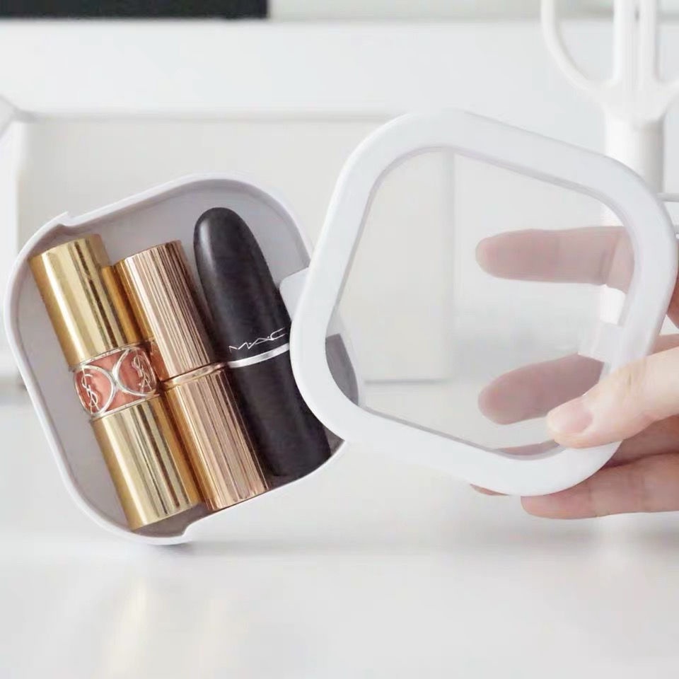 Hộp lưu trữ mảnh vỡ xoay trong suốt đa chức năng