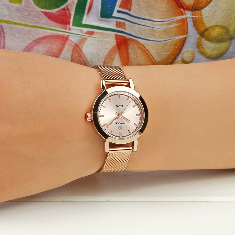 Đồng Hồ Nữ WWOOR Dây Nhuyễn Cao Cấp Kính Tráng Sapphire Chống Xước Tốt 8823 | BigBuy360 - bigbuy360.vn