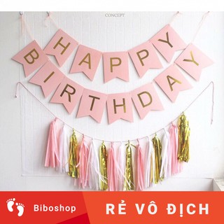 Dây chữ Happy birthday - Dây chữ giấy Happy birthday - Dây chữ chúc mừng sinh nhật