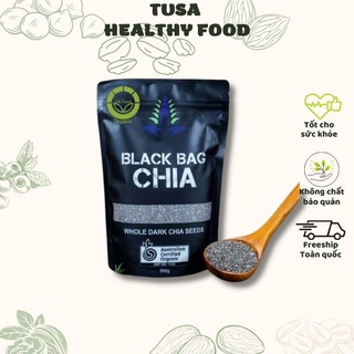 Hạt chia đen Úc Black Bag Chia Organic hữu Cơ ăn kiêng, giảm cân 100g