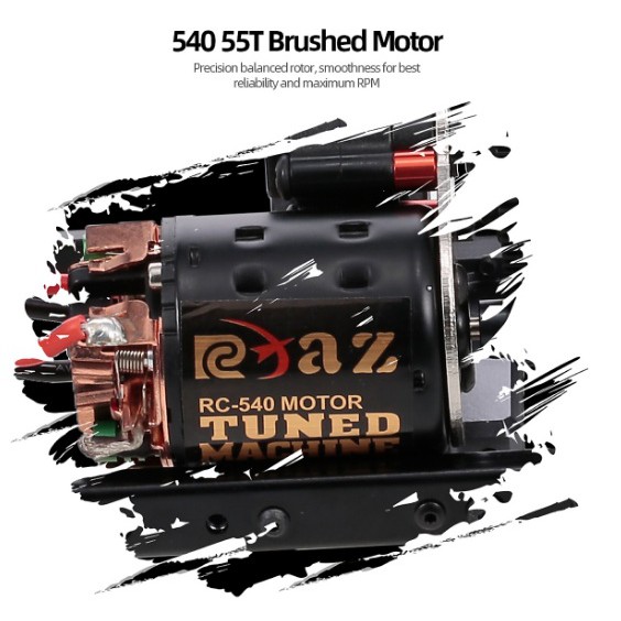 Khung xe RC Kim loại với động cơ 540 cho AXIAL SCX10 RC Crawler