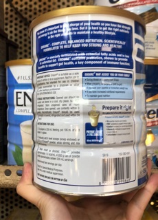 Sữa bột Ensure Hàng Úc lon 850gr
