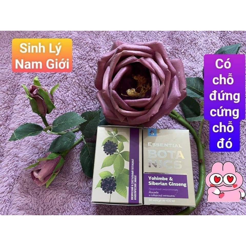 Tăng cường sinh lý nam Essential Botanics Yohimbe &amp; Siberian ginseng - SIBERIAN WELLNESS ...