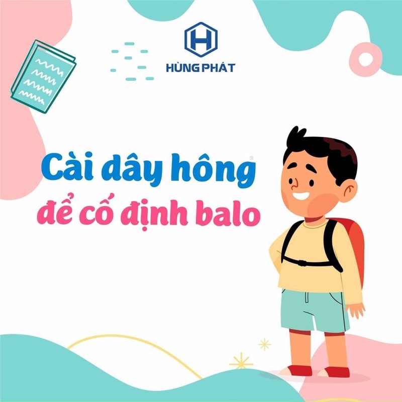 Cặp balo chống gù lưng cho bé 💗