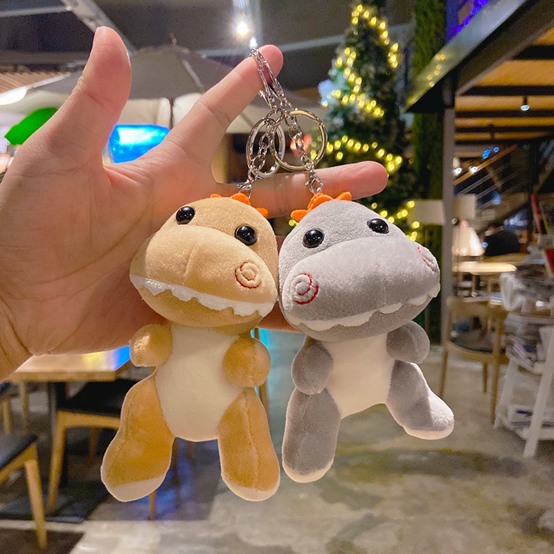Móc Khóa Khủng Long Nhồi Bông Dễ Thương