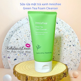 Sữa rửa mặt trà xanh siêu sạch Innisfree Green Tea Foam Cleanser 1ml/150ml