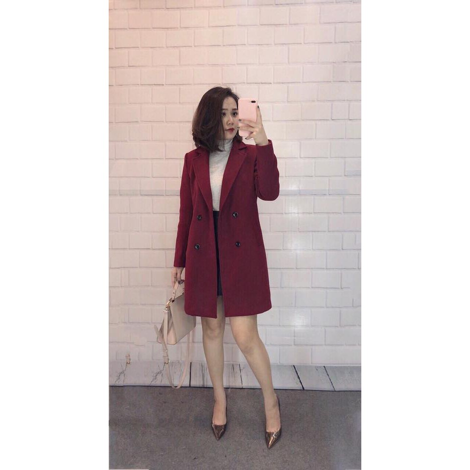 Siêu phẩm măng-tô dạ Topshop